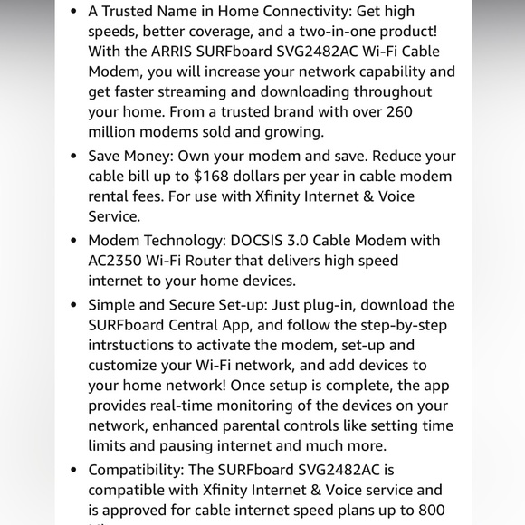 ARRIS Surfboard Router SVG2482AC - Picture 14 of 16